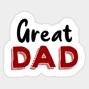 Great Dad Sticker